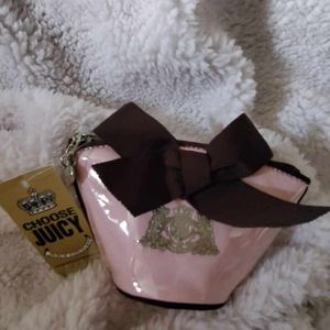 NEW! juicy couture zipped coin/pouch